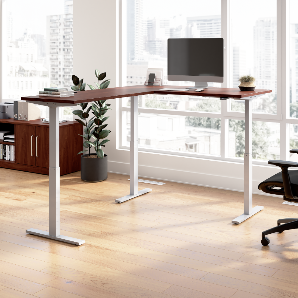 Move 60 Series 60W Height Adjustable L Shaped Standing Desk