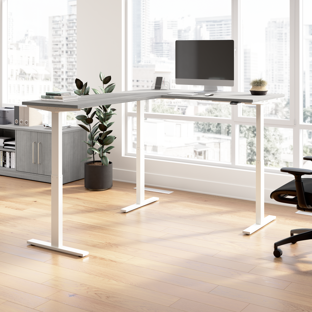 Move 60 Series 60W Height Adjustable L Shaped Standing Desk