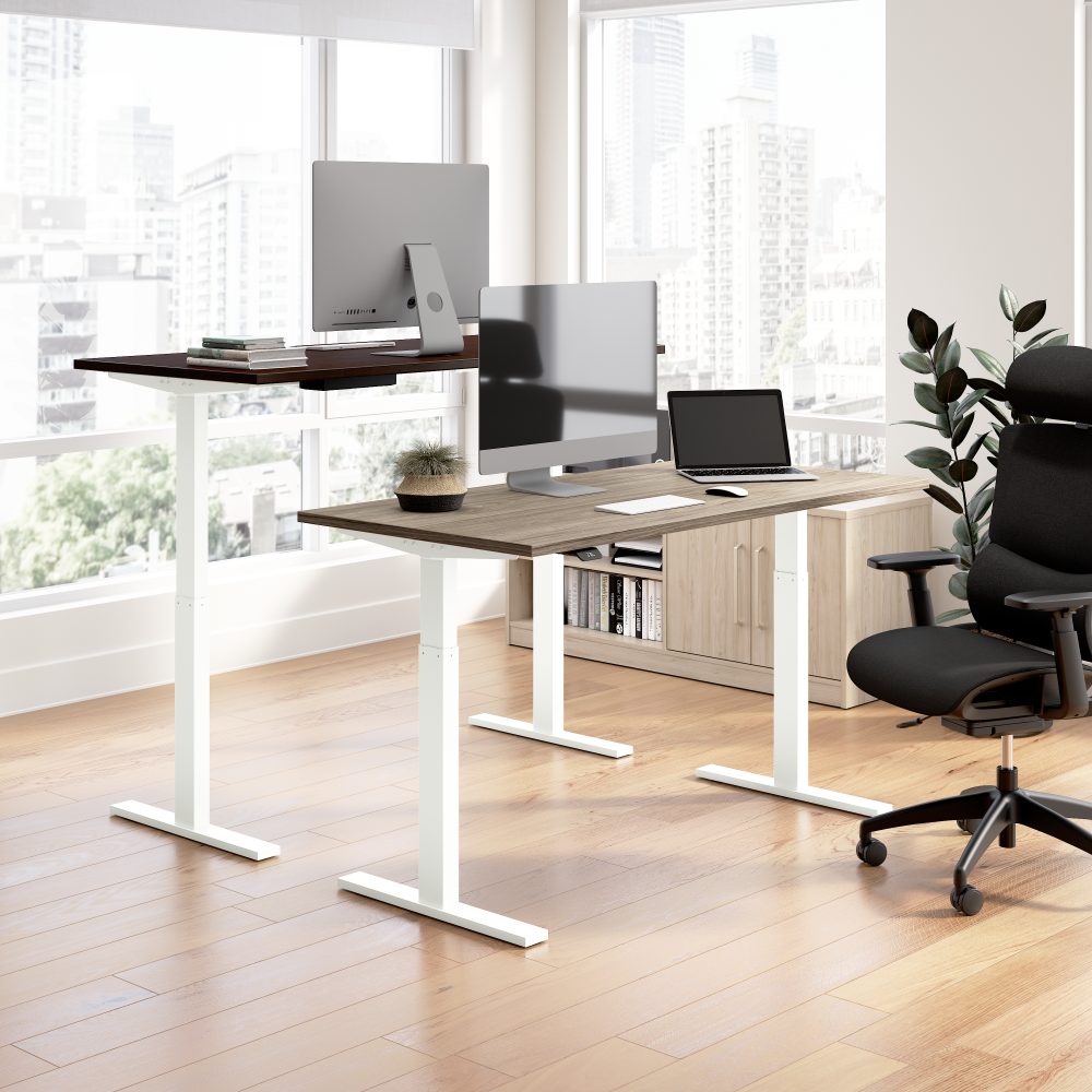 Move 60 Series 60W Height Adjustable L Shaped Standing Desk