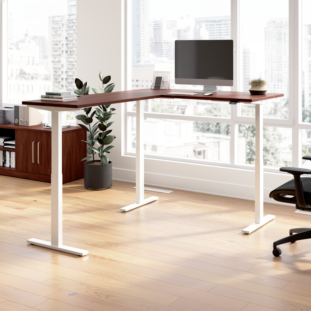 Move 60 Series 60W Height Adjustable L Shaped Standing Desk